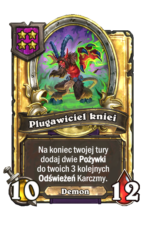 Plugawiciel kniei (złota)