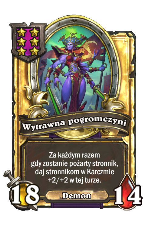 Wytrawna pogromczyni (złota)