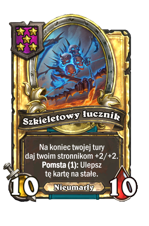 Szkieletowy łucznik (złota)