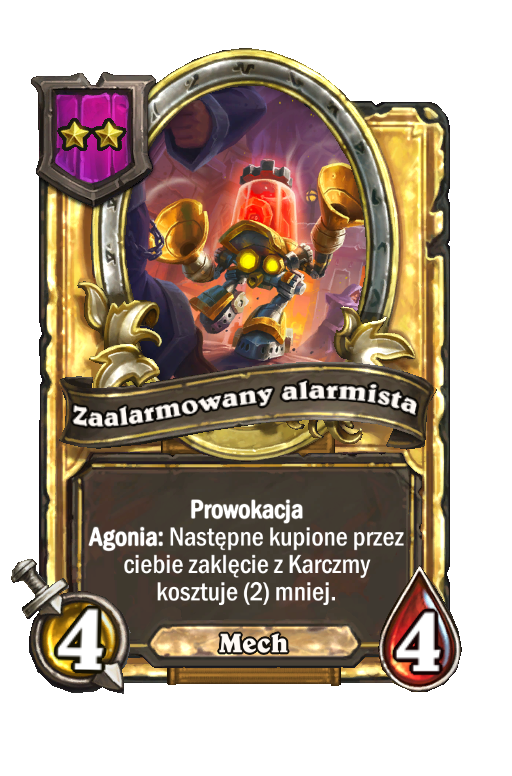 Zaalarmowany alarmista (złota)