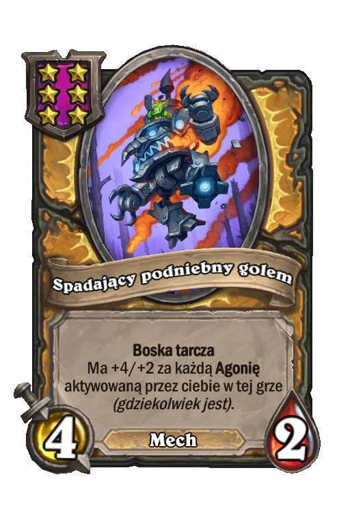 Spadający podniebny golem