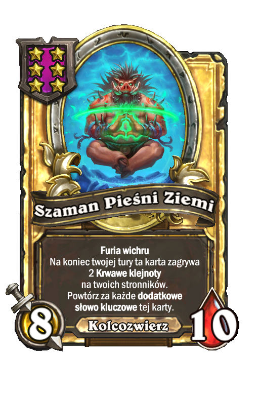 Szaman Pieśni Ziemi (złota)