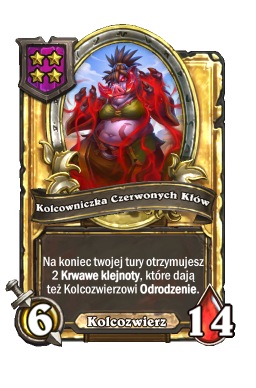 Kolcowniczka Czerwonych Kłów (złota)