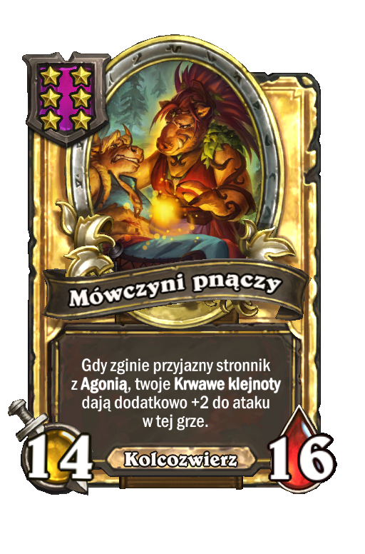 Mówczyni pnączy (złota)