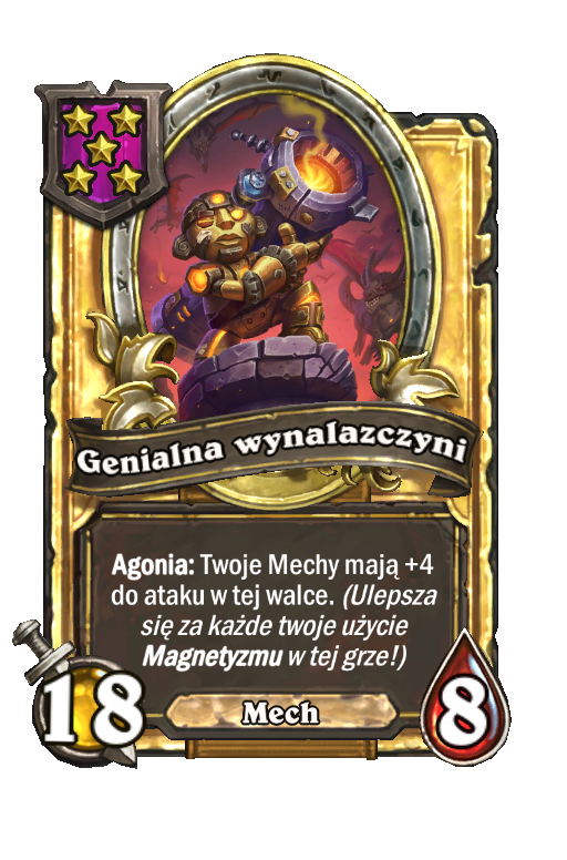 Genialna wynalazczyni (złota)