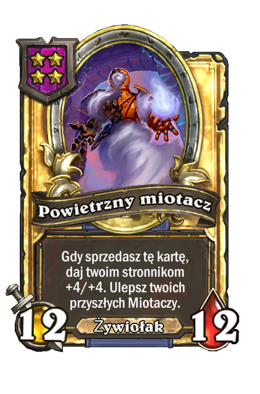 Powietrzny miotacz (złota)
