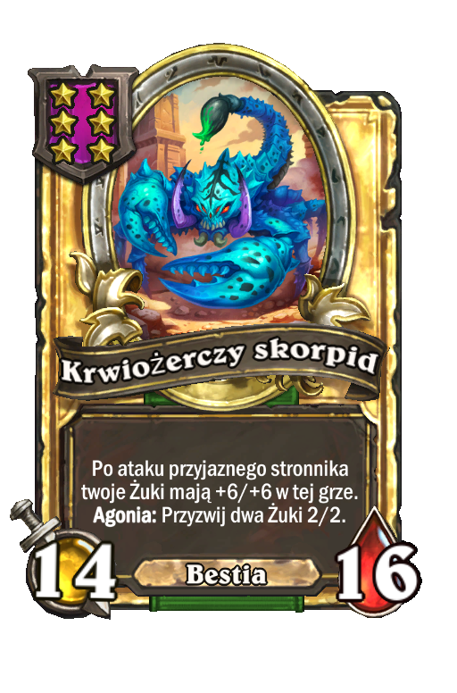 Krwiożerczy skorpid (złota)