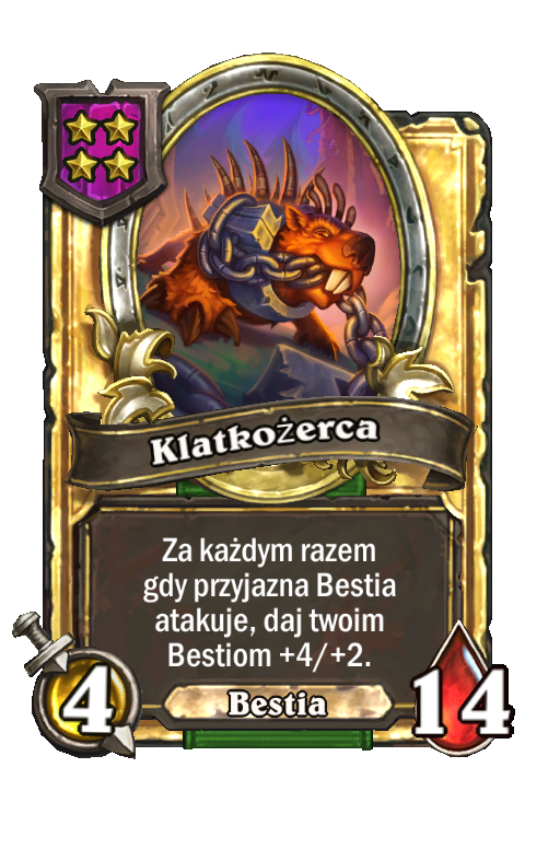 Klatkożerca (złota)