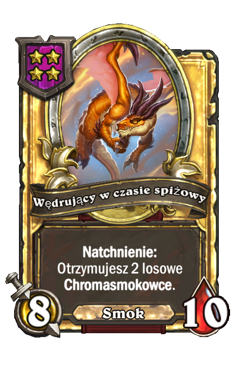 Wędrujący w czasie spiżowy (złota)
