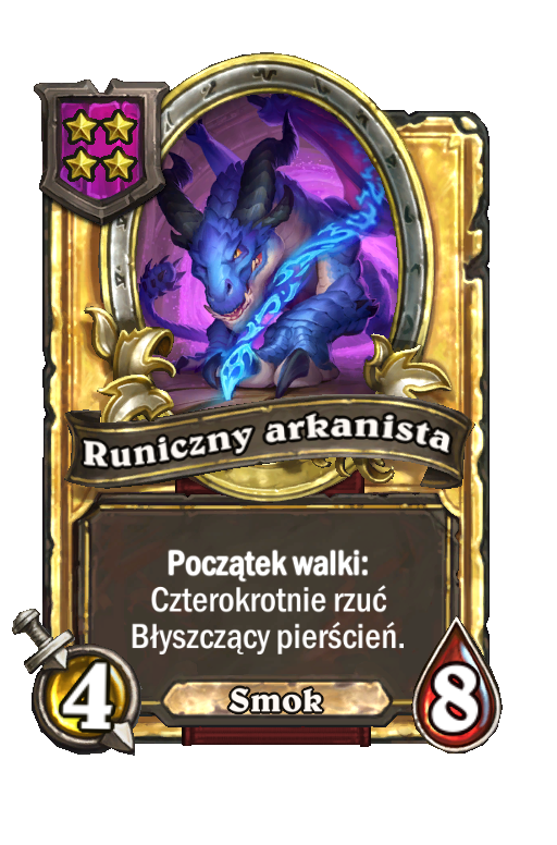 Runiczny arkanista (złota)