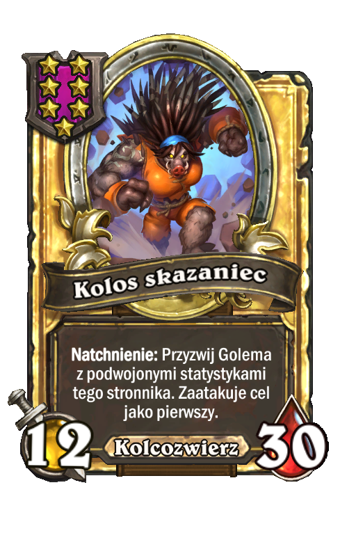 Kolos skazaniec (złota)