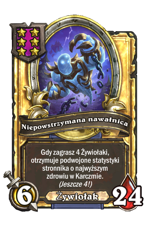 Niepowstrzymana nawałnica (złota)