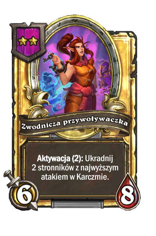 Zwodnicza przywoływaczka (złota)
