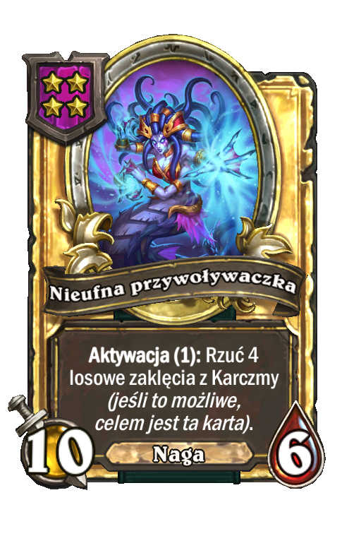 Nieufna przywoływaczka (złota)