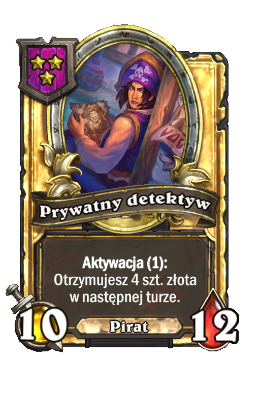 Prywatny detektyw (złota)