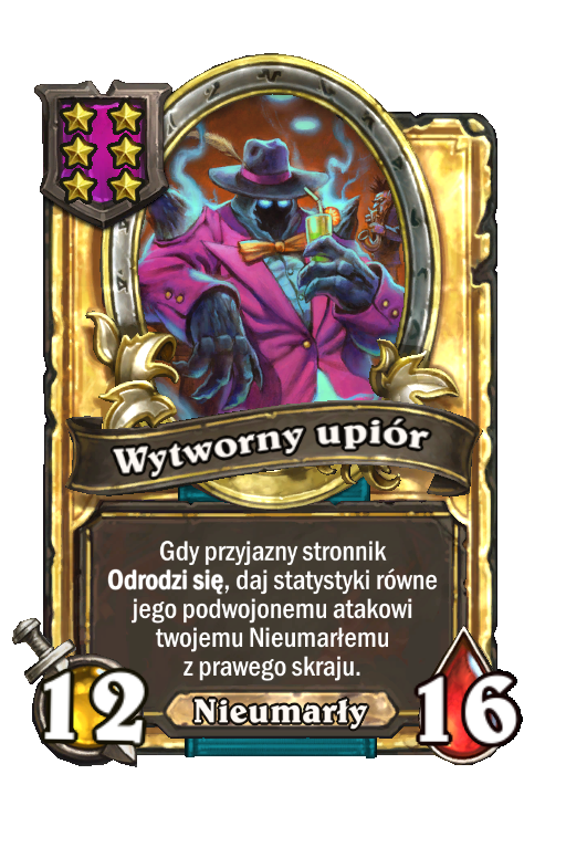 Wytworny upiór (złota)