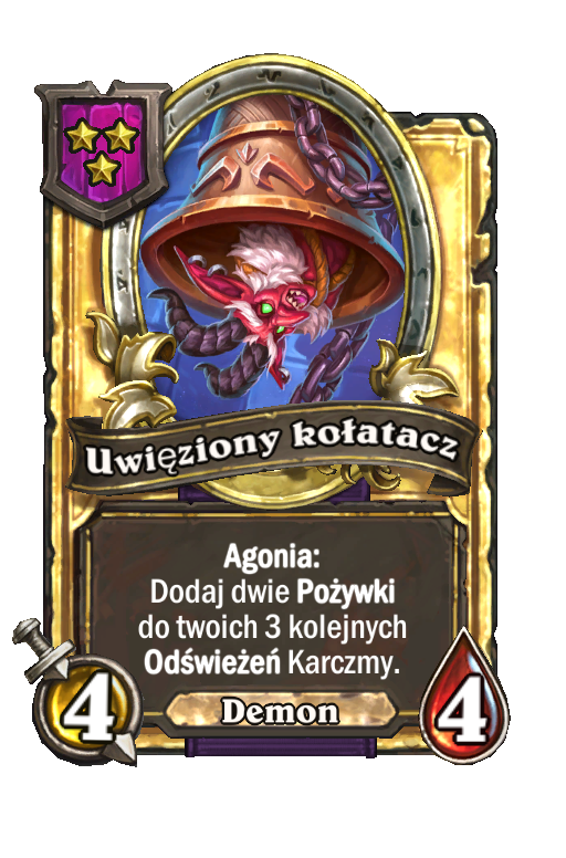 Uwięziony kołatacz (złota)