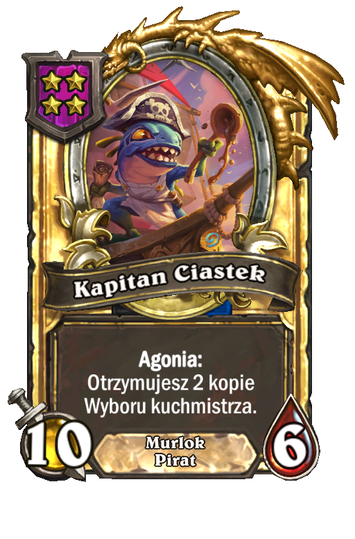 Kapitan Ciastek (złota)