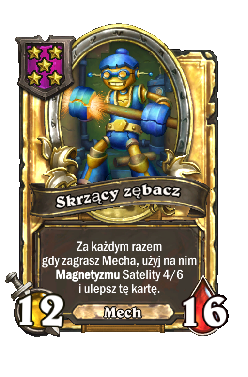 Skrzący zębacz (złota)