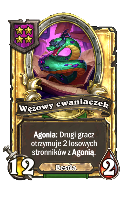 Wężowy cwaniaczek (złota)