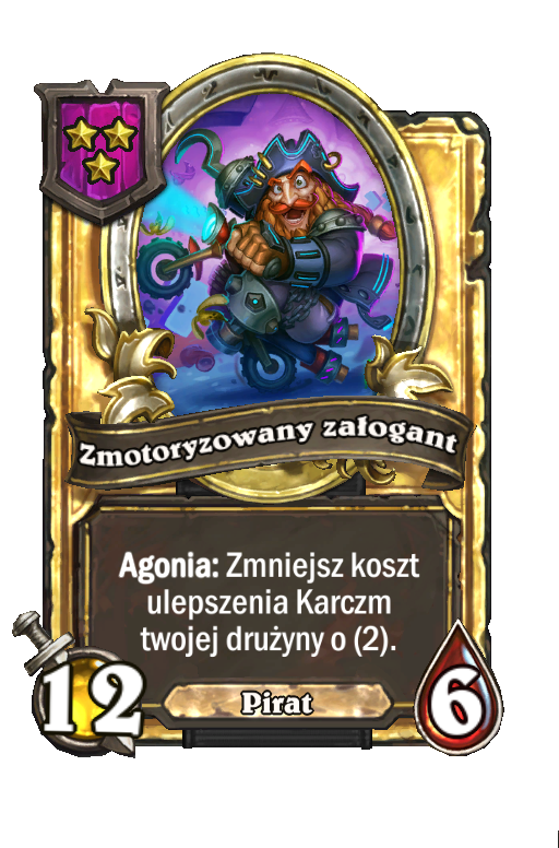 Zmotoryzowany załogant (złota)