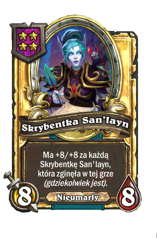 Skrybentka San'layn (złota)