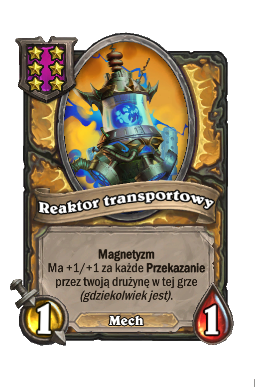Reaktor transportowy