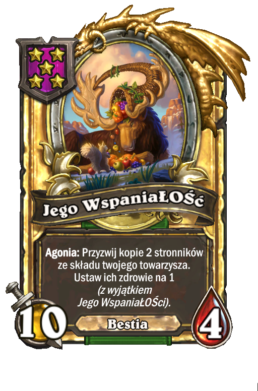 Jego WspaniaŁOŚć (złota)