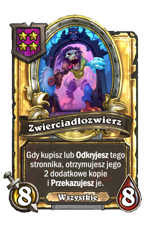 Zwierciadłozwierz (złota)