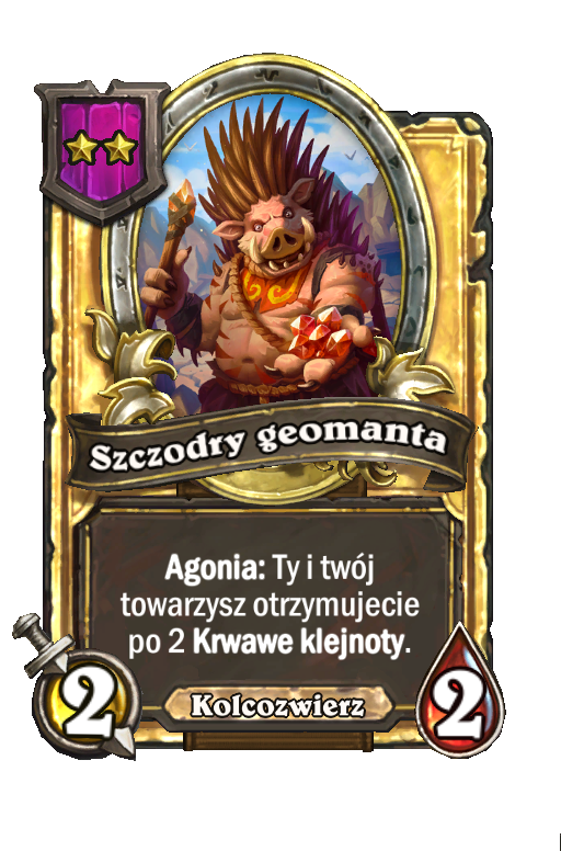 Szczodry geomanta (złota)