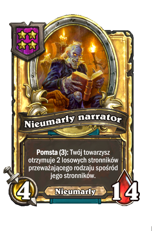 Nieumarły narrator (złota)
