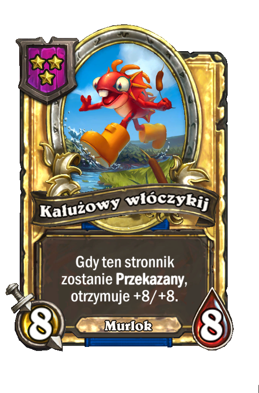 Kałużowy włóczykij (złota)