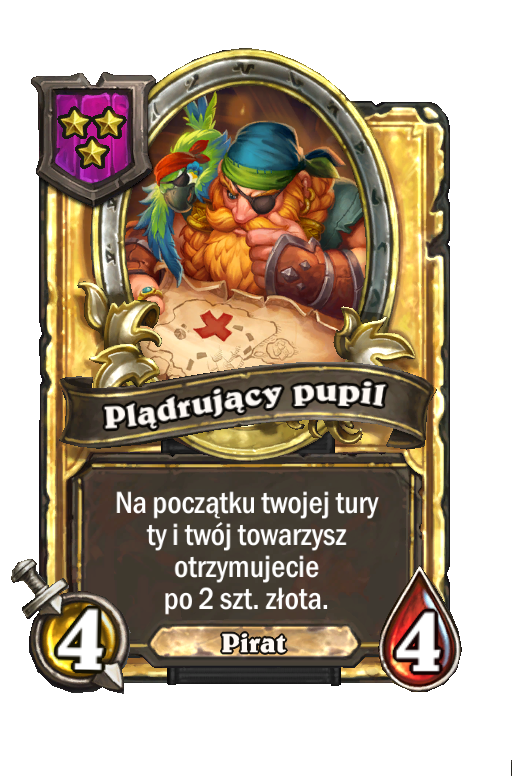 Plądrujący pupil (złota)