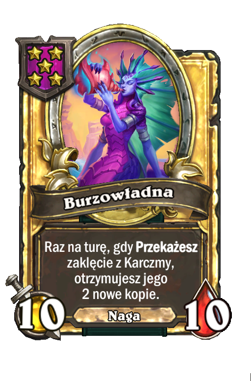 Burzowładna (złota)