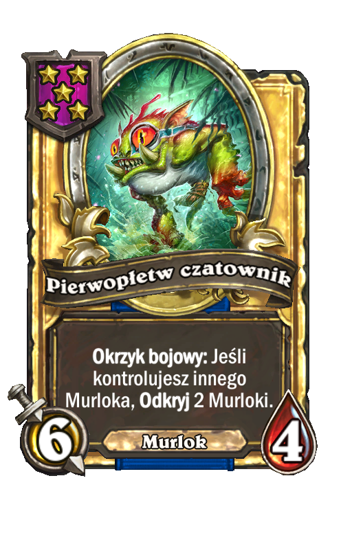 Pierwopłetw czatownik (złota)