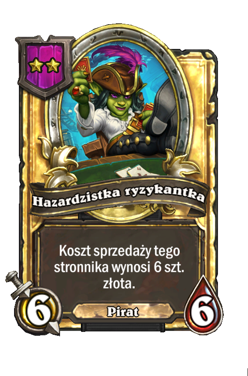 Hazardzistka ryzykantka (złota)
