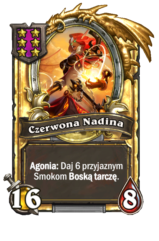 Czerwona Nadina (złota)