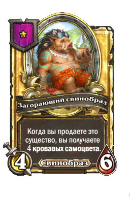 Загорающий свинобраз (Golden)