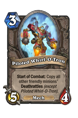 Tourbill-o-tron piloté