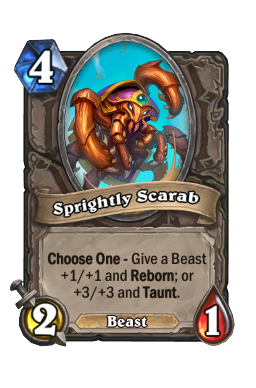 Sprightly Scarab