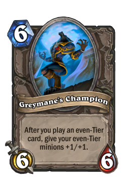 Greymane's Champion