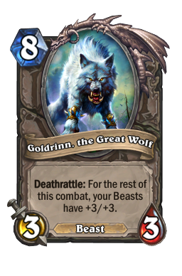 Goldrinn, the Great Wolf