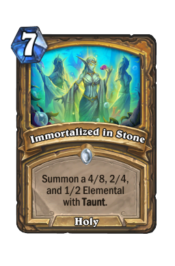 Immortalized in Stone