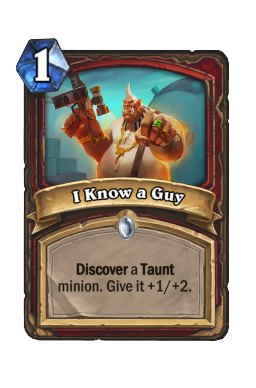 I Know a Guy