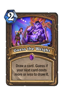 Guess the Weight