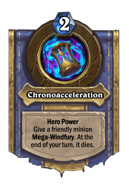 Chronoacceleration