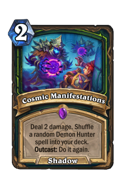 Cosmic Manifestations