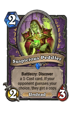 Suspicious Peddler