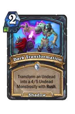 Dark Transformation