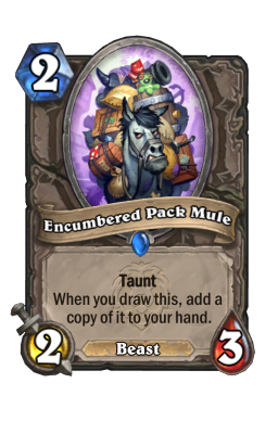 Encumbered Pack Mule